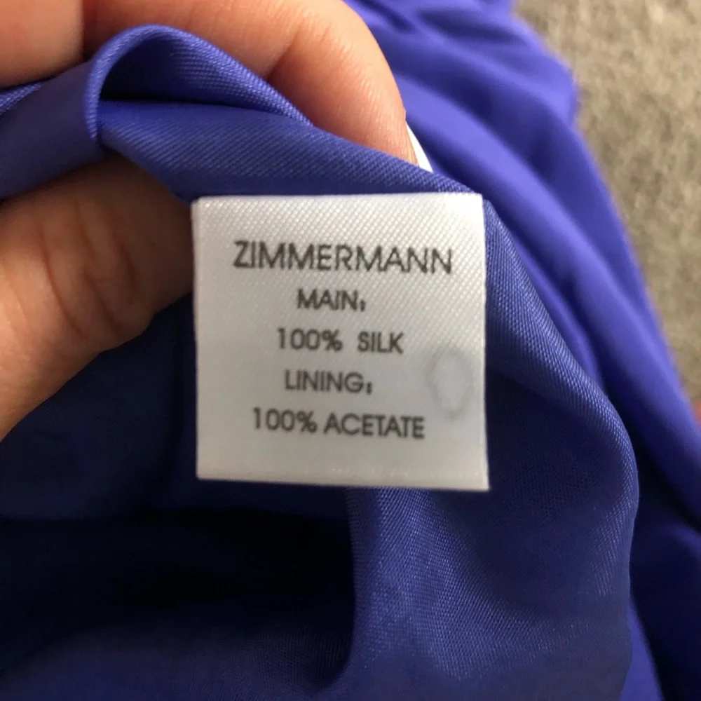 Zimmermann size 0 (Au 6) 100% silk mini dress - Picture 4 of 7